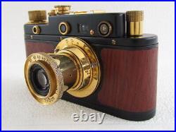 Leica-II(D) Wiking WWII Vintage Russian 35mm Range Finder BLACK Camera EXCELLENT