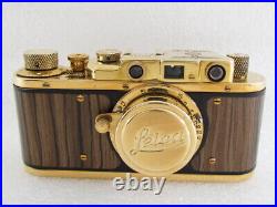 Leica-II(D) Wiking WWII Vintage Russian EXC! Gold Camera + Lens Elmar f3,5/5cm