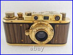 Leica-II(D) Wiking WWII Vintage Russian EXC! Gold Camera + Lens Elmar f3,5/5cm