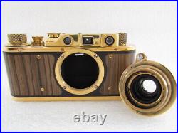 Leica-II(D) Wiking WWII Vintage Russian EXC! Gold Camera + Lens Elmar f3,5/5cm