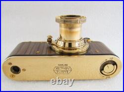 Leica-II(D) Wiking WWII Vintage Russian EXC! Gold Camera + Lens Elmar f3,5/5cm