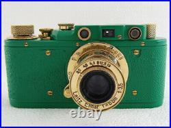 Leica II(D) Wiking WWII Vintage Russian RF 35MM GREEN Camera EXCELLENT