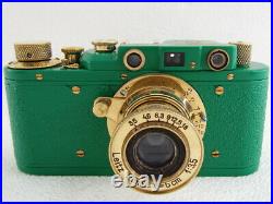 Leica-II(D) Wiking WWII Vintage Russian RF 35MM GREEN Camera EXCELLENT