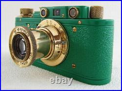 Leica-II(D) Wiking WWII Vintage Russian RF 35MM GREEN Camera EXCELLENT