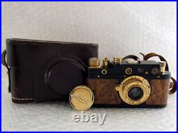 Leica-II(D) Wiking WWII Vintage Russian Rangefinder 35mm Black Camera EXCELLENT