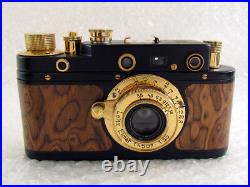 Leica-II(D) Wiking WWII Vintage Russian Rangefinder 35mm Black Camera EXCELLENT