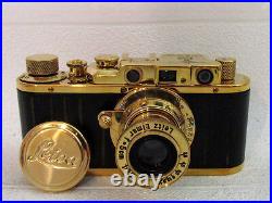 Leica-II(D) Wiking WWII Vintage Russian Rangefinder 35mm GOLD Camera EXCELLENT