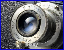 Leica II Rangefinder Camera with Elmar 3.5/50mm