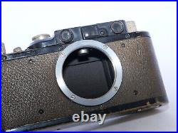 Leica II black camera. Leitz Hektor 5cm f2.5 lens. Bakelite Cap. CLA'D. ++++