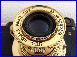 Leica-IID Kommando Schulen Luftwaffe WWII Vintage Russian Black Camera EXCELLENT
