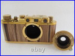 Leica IID Wiking WWII Vintage Russian RF Film 35mm GOLD Photo Camera EXCELLENT