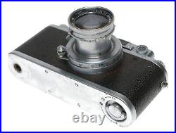 Leica III RF 35mm film camera Leitz Summar f=5cm 12 case CLA'd