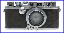Leica III RF 35mm film camera M39mm lens Summar f=5cm 12