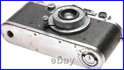 Leica III camera chrome 35mm film vintage Elmar 5cm lens f3.5 used 3/5/50mm