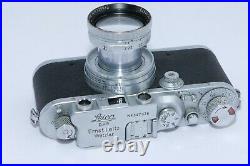 Leica IIIB with 5cm f2 Summitar lens collectible 35mm rangefinder camera. CLA'D