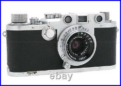 Leica IIIC Rangefinder Film Camera Body with W-Nikkor-C 2.5cm