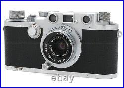 Leica IIIC Rangefinder Film Camera Body with W-Nikkor-C 2.5cm