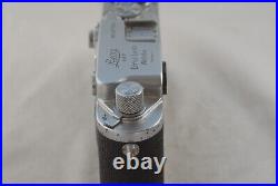 Leica IIIC SM Shark Skin Camera Body AS IS #467504 Parts or Repair 3C