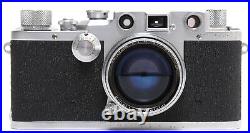 Leica IIIC shark skin original vintage condition w. Matching Summitar 2/5cm