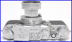 Leica IIIC shark skin original vintage condition w. Matching Summitar 2/5cm