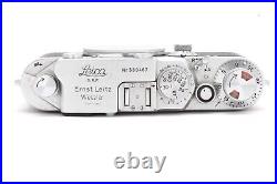 Leica IIIF Black Dial Rangefinder Camera Body, Chrome #38960