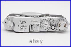 Leica IIIF Black Dial Rangefinder Camera Body, Chrome #42143