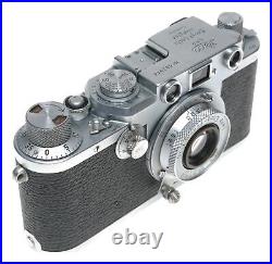 Leica IIIF RF film camera Leitz Elmar f=5cm 13.5 Red Scale 3.5/50 CLA'd