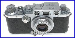 Leica IIIF RF film camera Leitz Elmar f=5cm 13.5 Red Scale 3.5/50 CLA'd