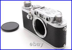 Leica IIIF Red Dial Rangefinder 35mm Film Camera Body Silver Germany iii F ^