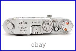 Leica IIIF Red Dial Rangefinder 35mm Film Camera Body Silver Germany iii F ^