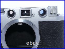 Leica IIIF Red Dial-Self Timer 35mm rangefinder camera body. Case, Instr. CLA'D