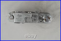 Leica IIIF SM Camera Body AS IS #584482 Parts or Repair