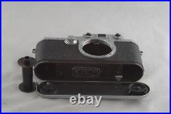 Leica IIIF SM Camera Body AS IS #584482 Parts or Repair