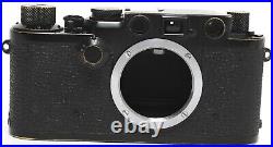 Leica IIIF Swedish Army w. Black 3.5/5cm Elmar in original vintage condition