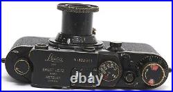 Leica IIIF Swedish Army w. Black 3.5/5cm Elmar in original vintage condition