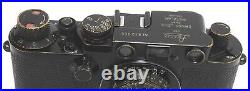 Leica IIIF Swedish Army w. Black 3.5/5cm Elmar in original vintage condition