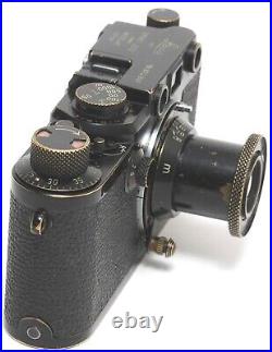 Leica IIIF Swedish Army w. Black 3.5/5cm Elmar in original vintage condition