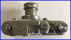 Leica IIIa DRP N-L camera body and Summar 5cm f2 lens and cap. Exc. Rare