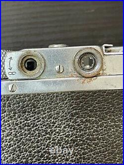 Leica IIIa Ernst Leitz Wetzlar Vintage Rangefinder SLR Film Camera, Silver