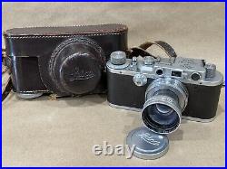 Leica IIIa Vintage 1936 Rangefinder Camera #221229 with 5cm f/2 Summitar