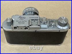 Leica IIIa Vintage 1936 Rangefinder Camera #221229 with 5cm f/2 Summitar