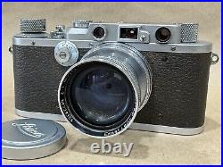 Leica IIIa Vintage 1936 Rangefinder Camera #221229 with 5cm f/2 Summitar