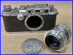 Leica IIIa Vintage 1936 Rangefinder Camera #221229 with 5cm f/2 Summitar