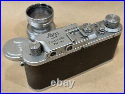 Leica IIIa Vintage 1936 Rangefinder Camera #221229 with 5cm f/2 Summitar