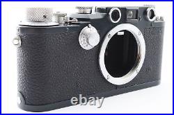 Leica IIIc Black Rangefinder film Camera Repainted BLK 1946 recent full OH 408