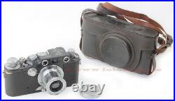 Leica IIIc No. 389527K LUFTWAFFEN-EIGENTUM + Leitz Elmar 5cm + GREY CASE + etc