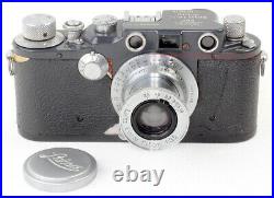 Leica IIIc No. 389527K LUFTWAFFEN-EIGENTUM + Leitz Elmar 5cm + GREY CASE + etc