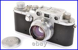 Leica IIIc Nr. 374607 red curtain + Leitz Summar 5cm 12 Nr. 497843 TOP & CLEAN
