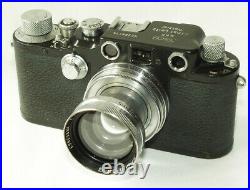 Leica IIIc with Summitar 5cm/2 rare grey version