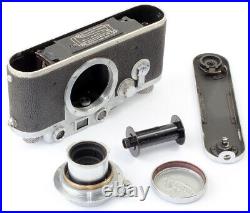Leica IIIf No. 470670 (sharskin) mit Leitz Elmar f=5cm 13,5 No. 808116 RARE